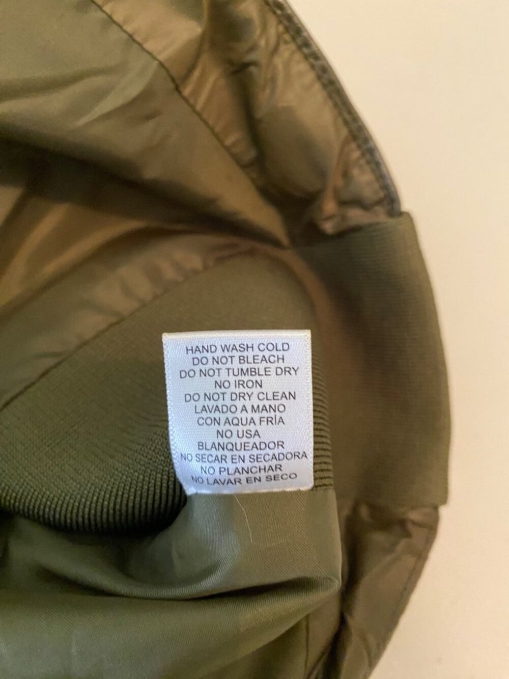 Love Tree Olive Green Quilted Puffer Vest Zip Front & Snap Pockets Large - Picture 5 of 8